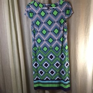 JESSICA HOWARD Small Geometric Pattern Dress
